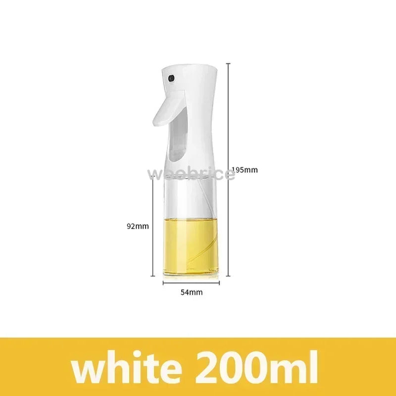 200/300/500mlOil Spray Plastic Household Kitchen Oil Spray Bottle Or Oil Brush Nebulizing Mist Filling Cooking Dual Use BBQ