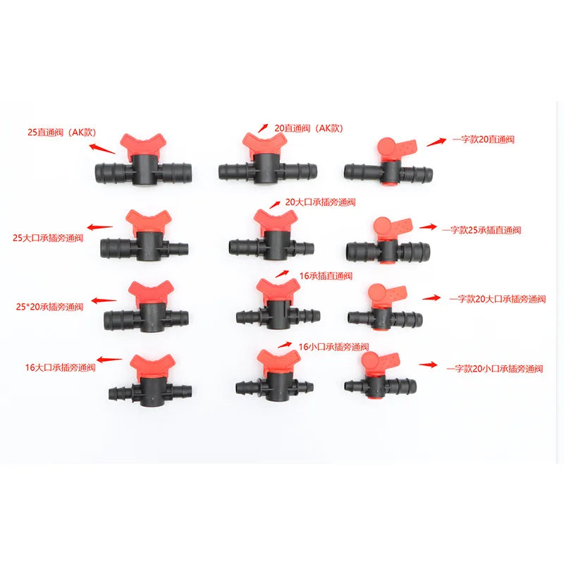 Clearance_1/2" 3/4" garden hose tap DN15 DN20 irrigation Water valve 16mm 20mm 25mm garden hose waterstop Connector cranes 1pcs_